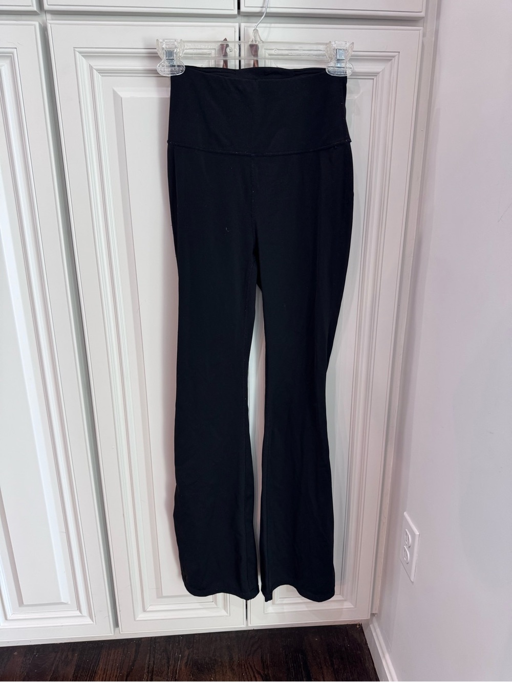 lululemon athletica Black Fold-Over Waist Leggings